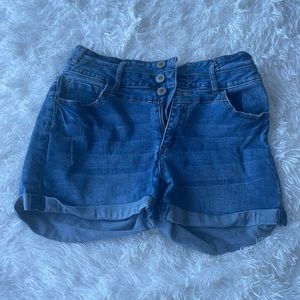 High waist Jean shorts